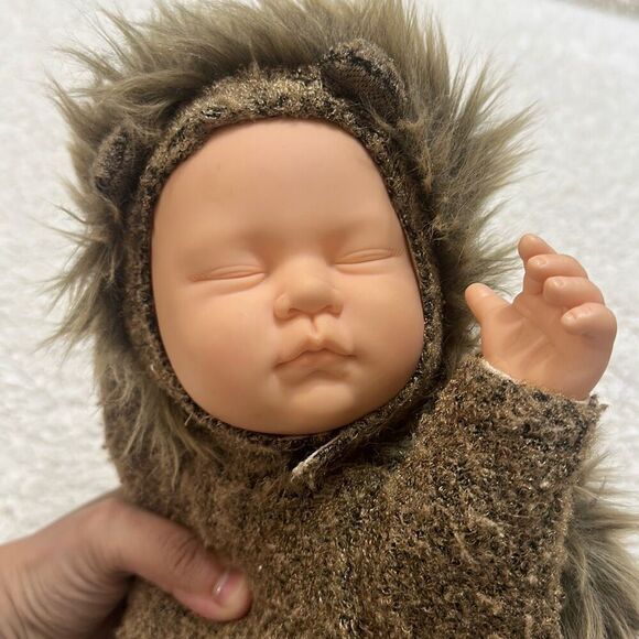 Vintage Anne Geddes Baby Hedgehog Doll - Picture 11 of 11